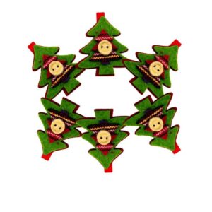 PRENDEDOR NATAL MADEIRA LDD-1015 6UN