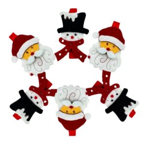 PRENDEDOR NATAL MADEIRA LDD-1015 6UN