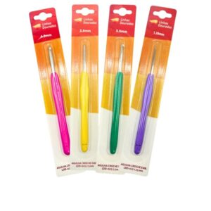 AGULHA CROCHE EMB.LDD-023 12UN (BLISTERIZADA)